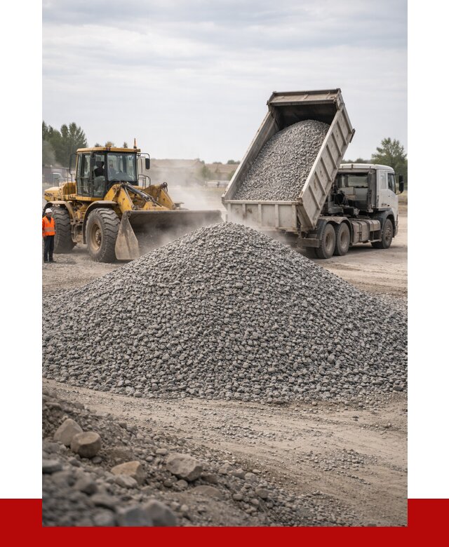 Купить щебень с доставкой в Ярцеве от 2544 руб. | ПРОНЕРУДРцв