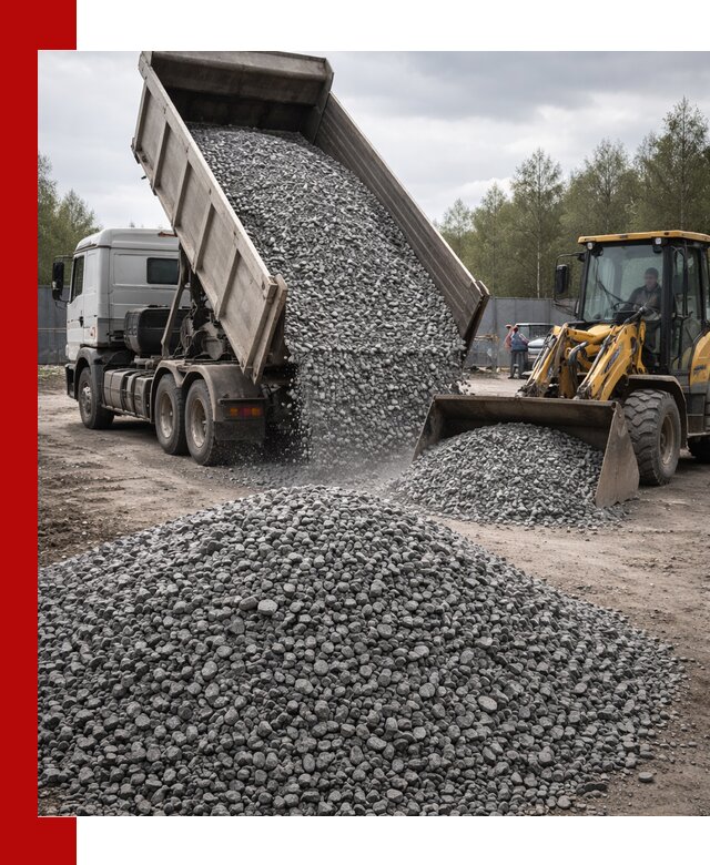 Доставка и продажа щебня гранитного в Ярцеве
