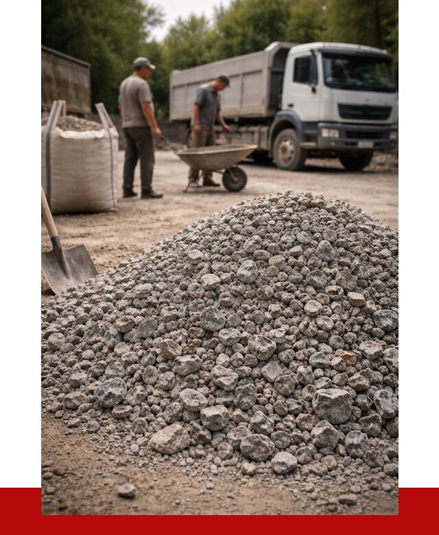 Гранитный щебень фракция 20-40 в Ярцеве от 3256 руб. ПРОНЕРУДРцв