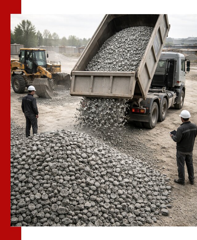 Доставка гранитного щебня фракции 20-40 в Ярцеве