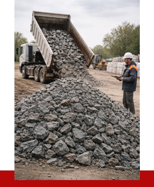 Гранитный щебень фракция 100-200 в Ярцеве от 4273 р. ПРОНЕРУДРцв