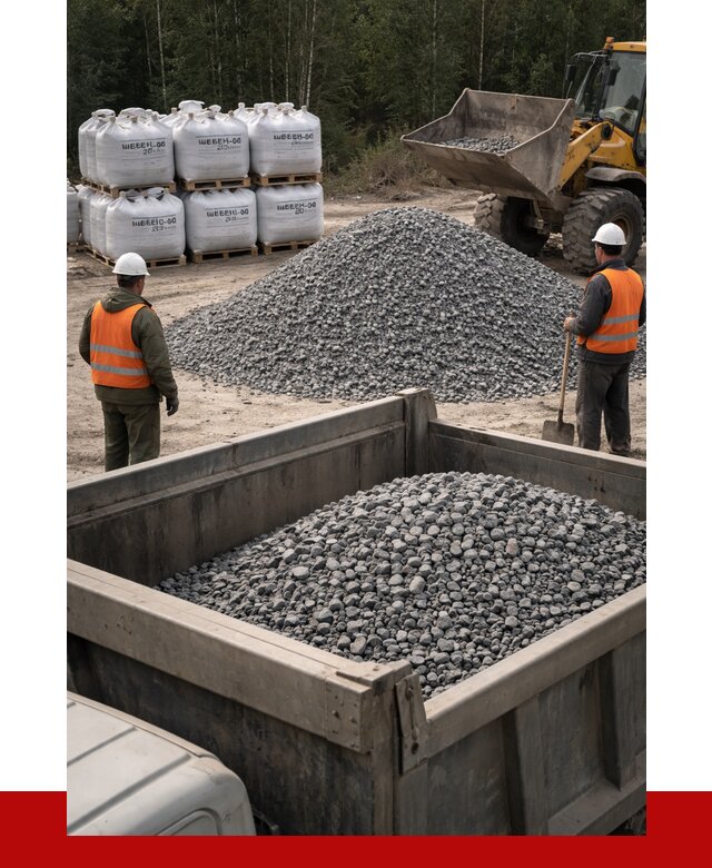 Щебень габбро диабаз 20-40 в Ярцеве от 3459 руб. | ПРОНЕРУДРцв