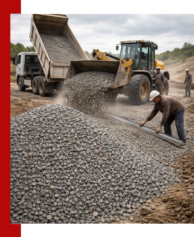 Гравийный щебень фракция 5-20 с доставкой в Ярцеве