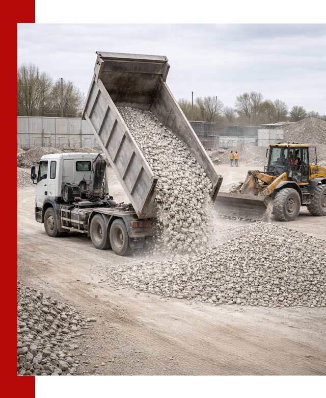 Доставка и продажа известнякового щебня в Ярцеве