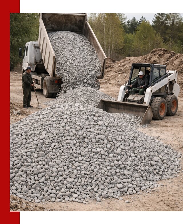 Доставка доломитового щебня в Ярцеве напрямую от карьера