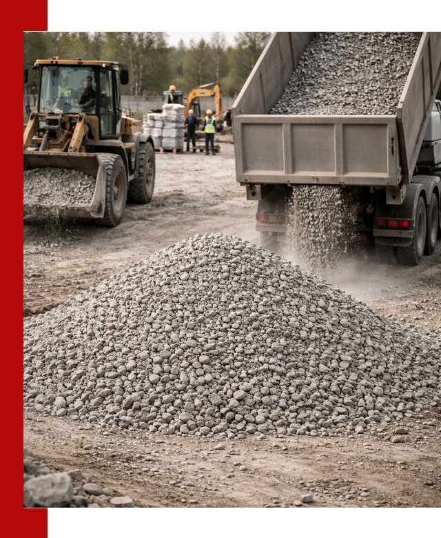 Вторичный щебень фракции 5-20 в Ярцеве — доставка и продажа крупнотоннажно