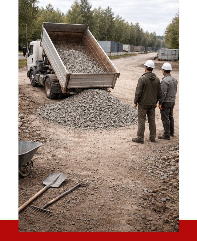 Бетонный щебень фракция 5-20 в Ярцеве от 3256 р., ПРОНЕРУДРцв