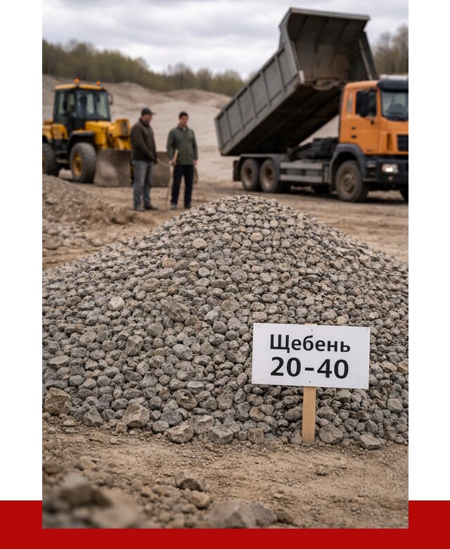 Бетонный щебень фракция 20-40 в Ярцеве от 2493 р. | ПРОНЕРУДРцв