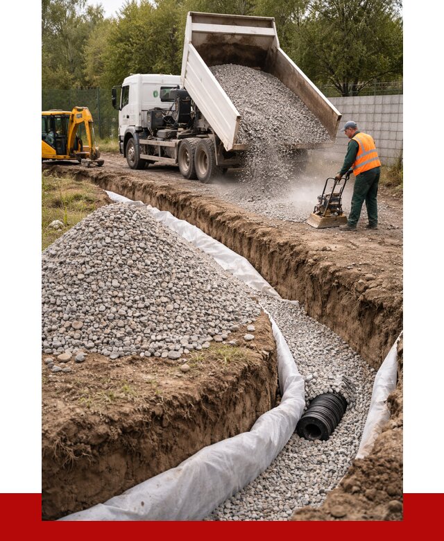 Щебень для дренажа в Ярцеве от 1882 р., ПРОНЕРУДРцв доставка