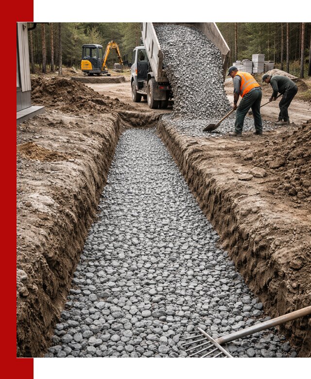 Щебень для дренажа с доставкой в Ярцеве высокого качества