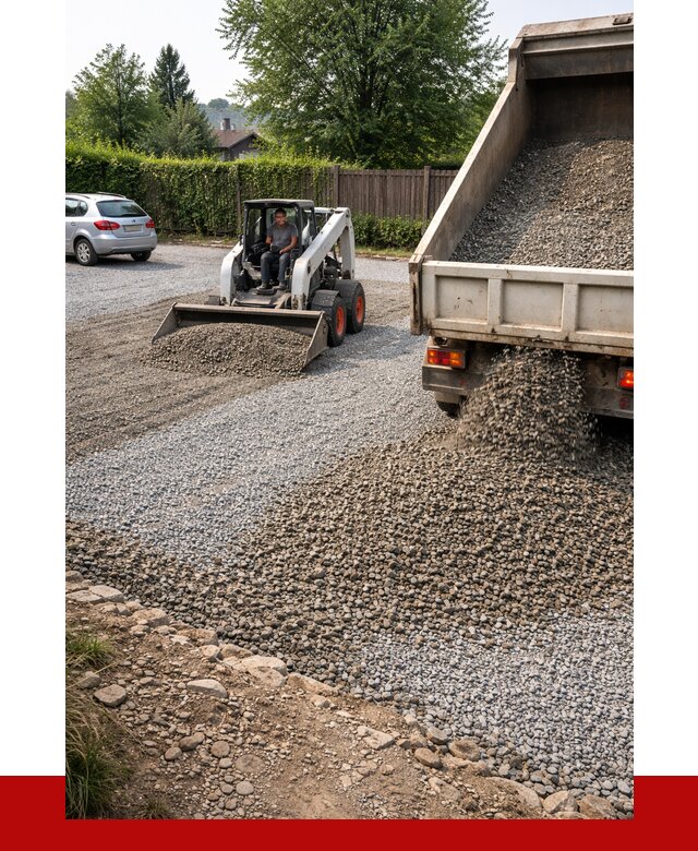 Щебень для парковки в Ярцеве с доставкой от 1221 р.| ПРОНЕРУДРцв