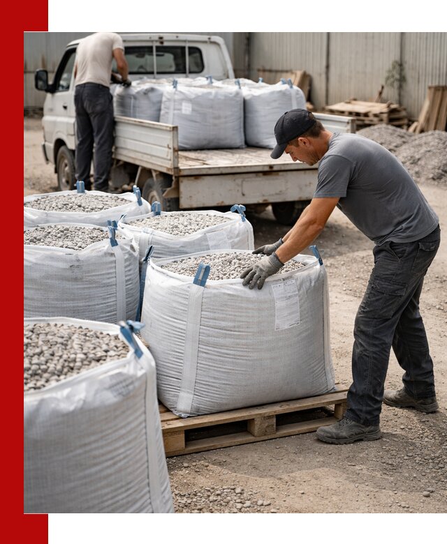 Доставка щебня в мешках по выгодным ценам в Ярцеве