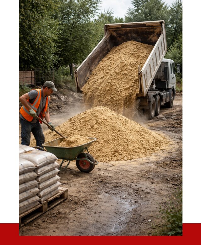 Купить песок с доставкой в Ярцеве от 1831 р. | ПРОНЕРУДРцв