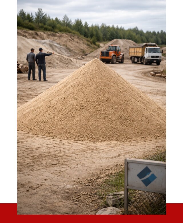 Карьерный песок навалом в Ярцеве от 1831 р. | ПРОНЕРУДРцв