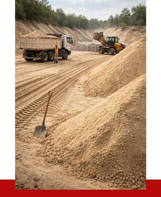 Карьерный песок мелкозернистый в Ярцеве от 9157 р. | ПРОНЕРУДРцв