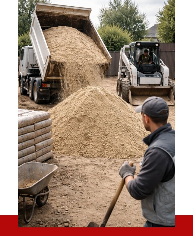 Мытый речной песок с доставкой в Ярцеве от 1475 р. | ПРОНЕРУДРцв