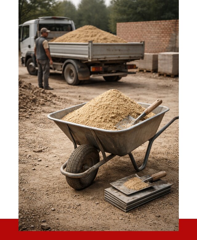 Песок для кладки в Ярцеве с доставкой от 2238 р. | ПРОНЕРУДРцв