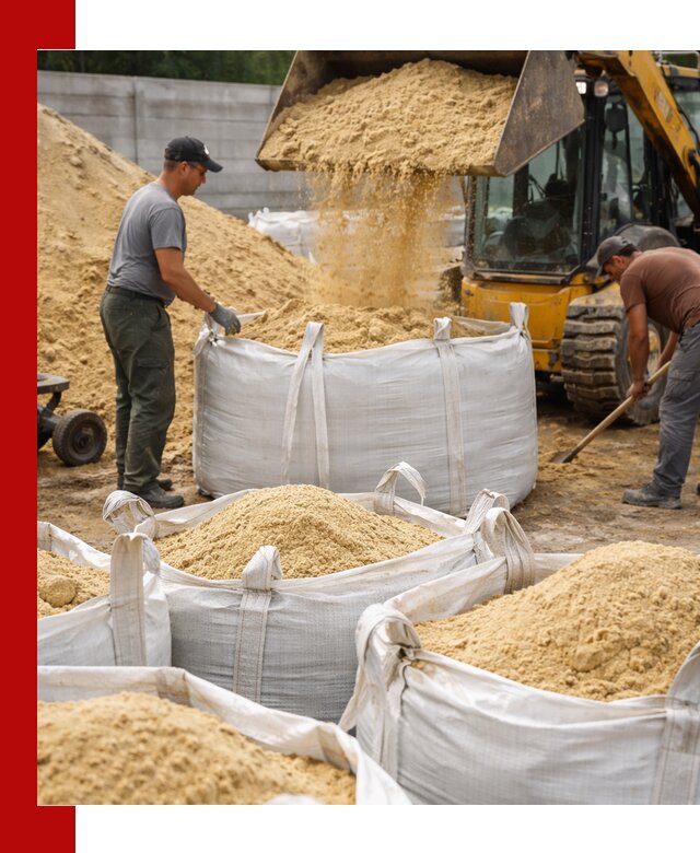 Поставка качественного песка для кладки в Ярцеве