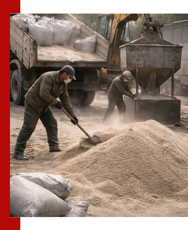 Кварцевый песок для пескоструя в Ярцеве — доставка и качество