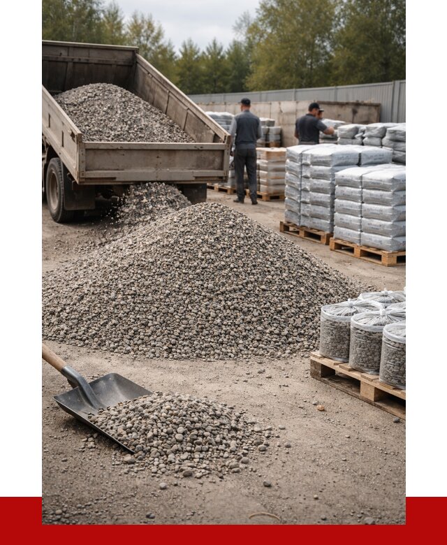 Гравий фракция 5-20 в Ярцеве купить от 2340 р. ПРОНЕРУДРцв