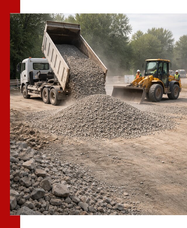 Гравий фракция 5–20 доставка в Ярцеве оптом и в розницу