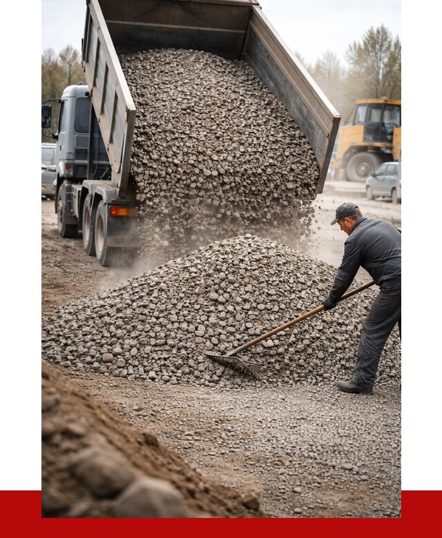 Гравий фракция 20-40 в Ярцеве от 2544 р. доставка | ПРОНЕРУДРцв