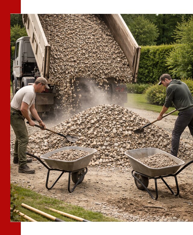 Доставка и продажа декоративной гальки в Ярцеве