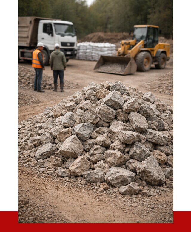 Купить бутовый камень с доставкой в Ярцеве от 2340 р. | ПРОНЕРУДРцв