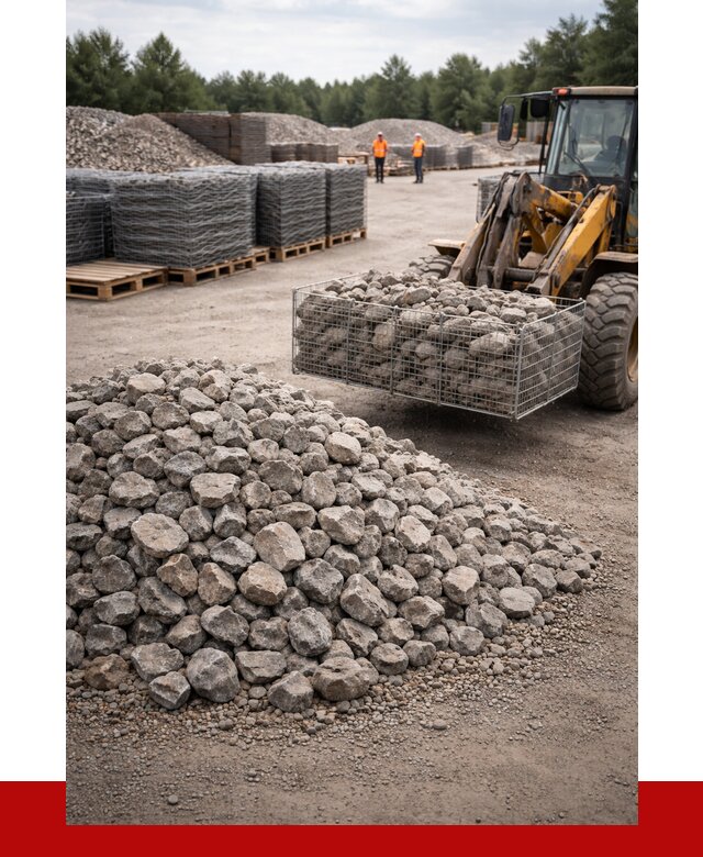 Камень для габионов фракция 70-150 в Ярцеве от 4273 р. | ПРОНЕРУДРцв