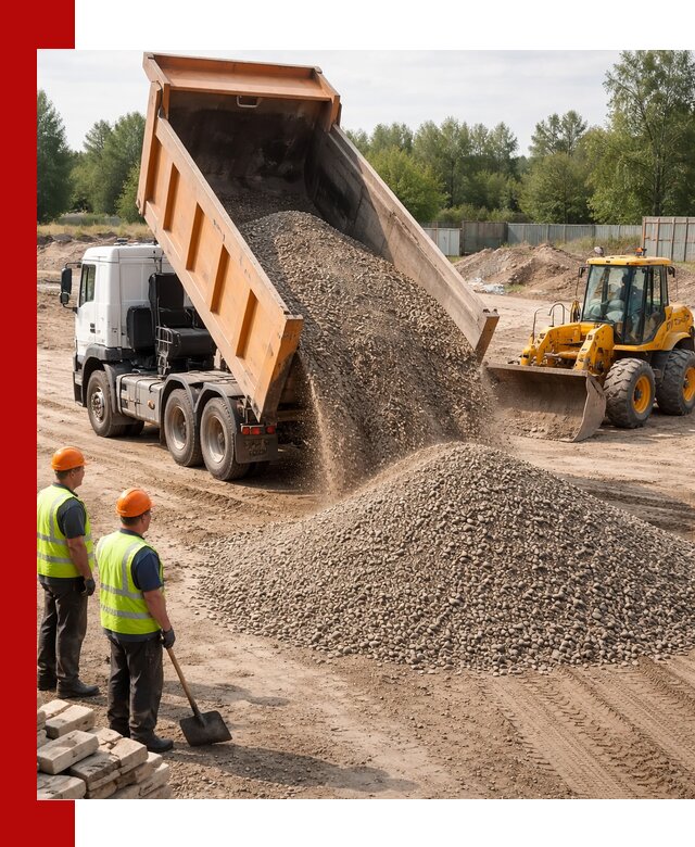Доставка щебёночно-песчаной смеси ЩПС С7 в Ярцеве