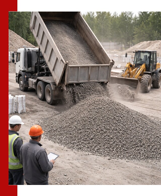 Доставка и продажа гранитного отсева 0-10 в Ярцеве