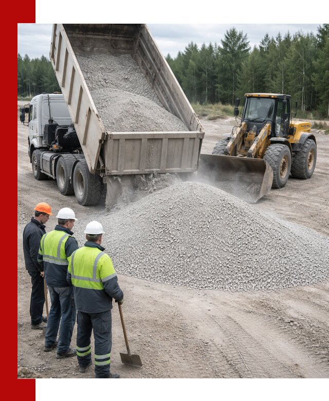Известняковый отсев 0-5 доставка в Ярцеве быстро и выгодно