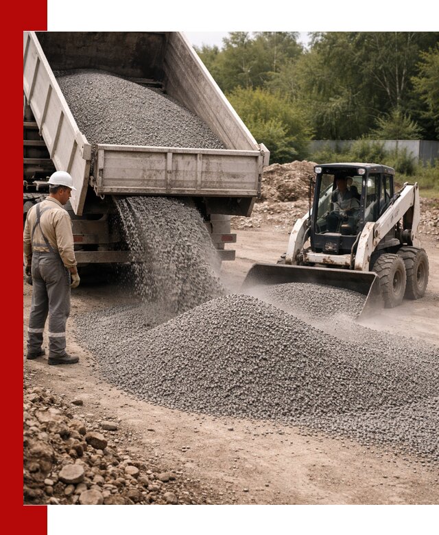 Доставка гравийного отсева 0-5 в Ярцеве оптом и в розницу