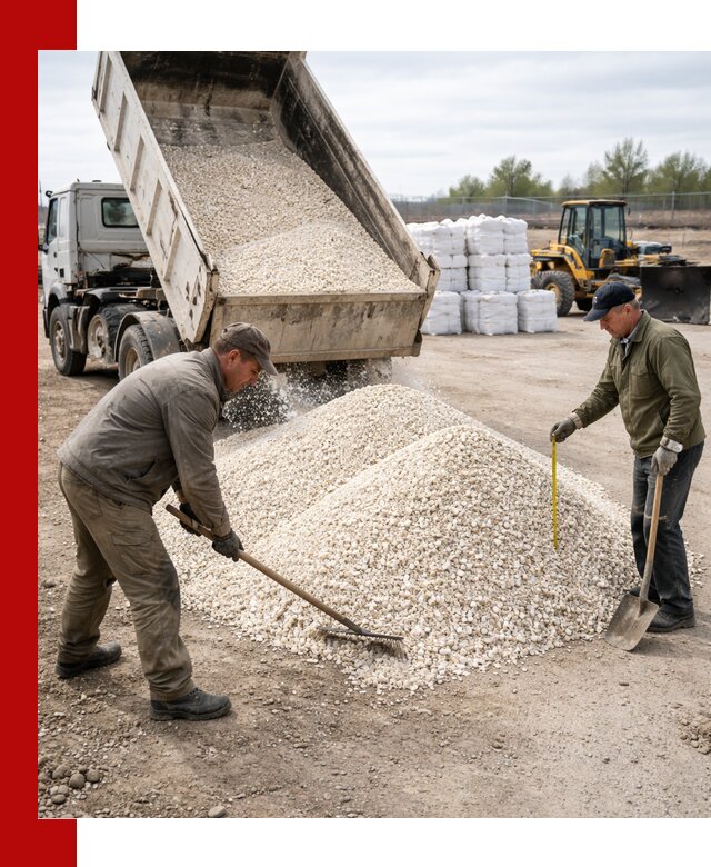 Мраморная крошка с доставкой и разгрузкой в Ярцеве