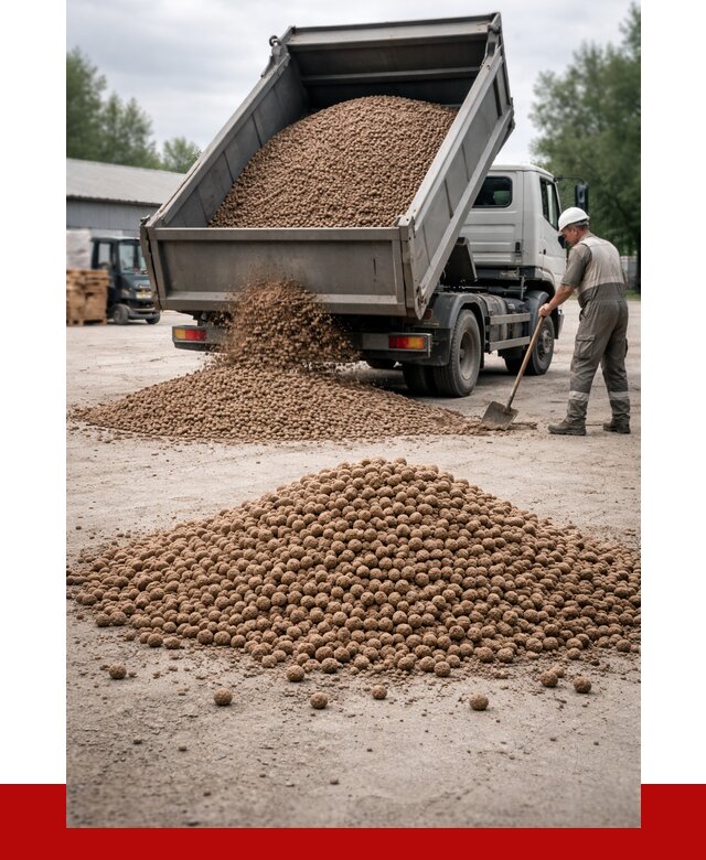 Керамзит с доставкой в Ярцеве от 4273 р. за м3 | ПРОНЕРУДРцв