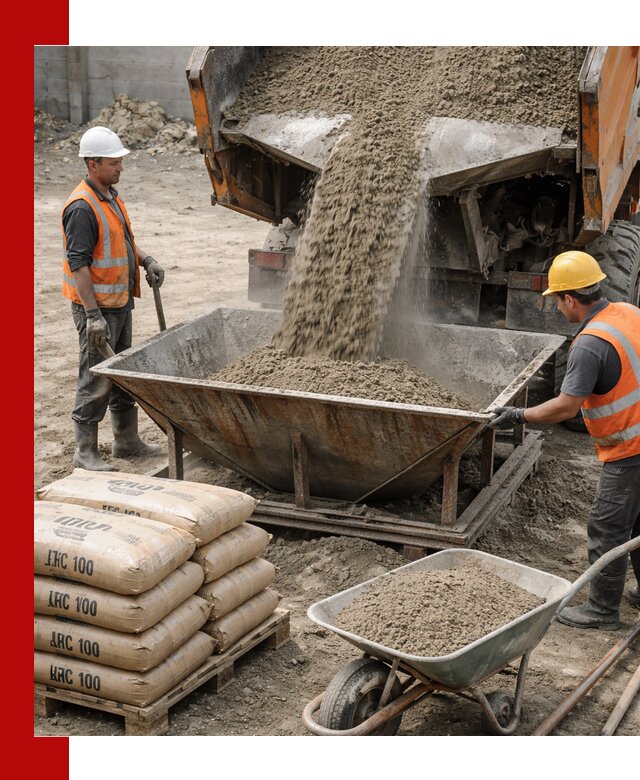 Доставка цементно-песчаной смеси М100 в Ярцеве