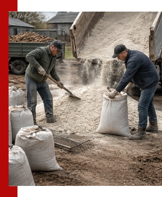 Доставка извести пушонки в Ярцеве оптом и мелким оптом