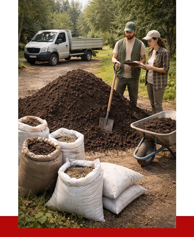 Купить грунт с доставкой в Ярцеве от 4578 р. за м3 | ПРОНЕРУДРцв
