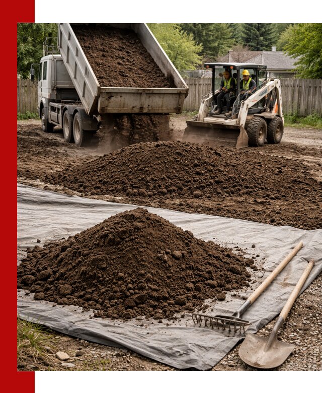 Грунт для отсыпки участка с доставкой в Ярцеве