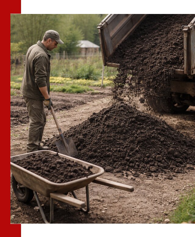 Доставка качественной земли для огорода в Ярцеве