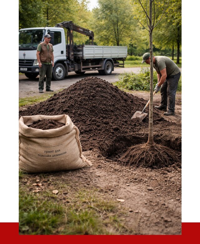 Грунт для посадки деревьев в Ярцеве от 1221 р. | ПРОНЕРУДРцв