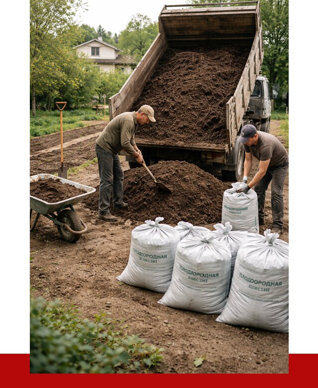 Плодородная смесь в Ярцеве от 4273 р./куб с доставкой | ПРОНЕРУДРцв