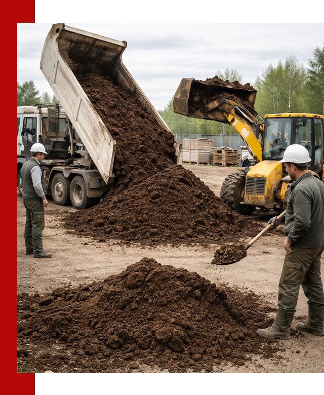 Доставка торфа оптом и в мешках в Ярцеве