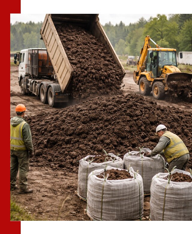 Доставка нейтрального торфа в Ярцеве оптом и в розницу