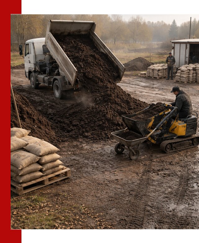 Кислый торф в доставке по выгодным ценам в Ярцеве