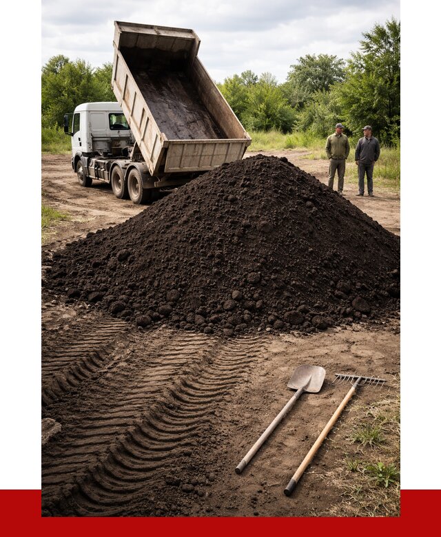 Купить чернозем навалом в Ярцеве от 1221 р. за куб | ПРОНЕРУДРцв