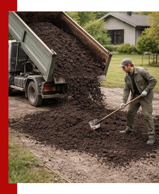 Чернозем для газона с доставкой в Ярцеве быстро и качественно