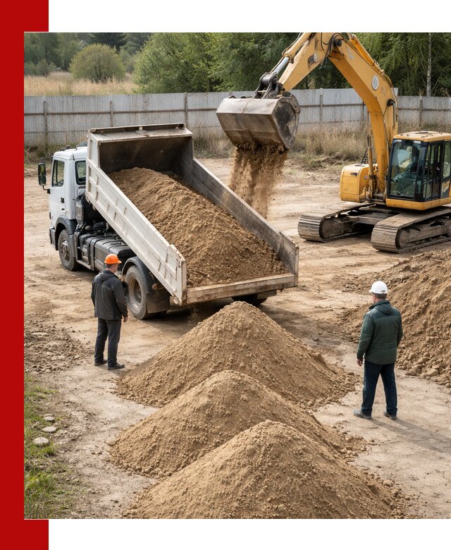 Доставка супеси вагонными и автопартиями в Ярцеве