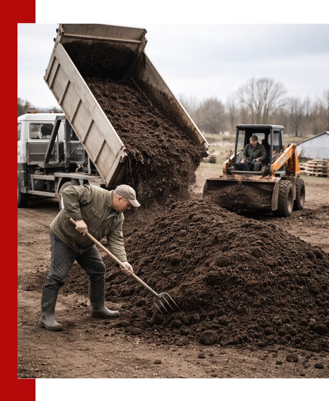Доставка и продажа перегноя в Ярцеве быстро и дешево