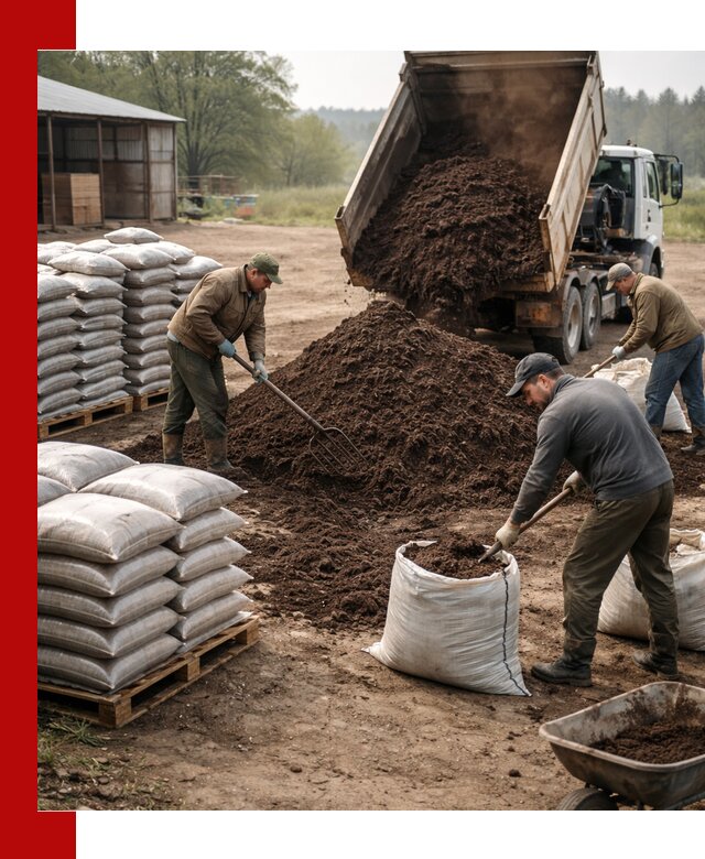 Доставка компоста оптом и в розницу в Ярцеве